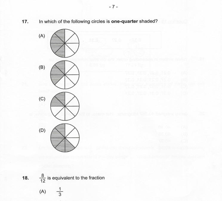 Diagram for question 17