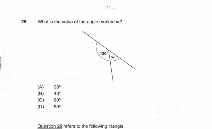 Diagram for question 25