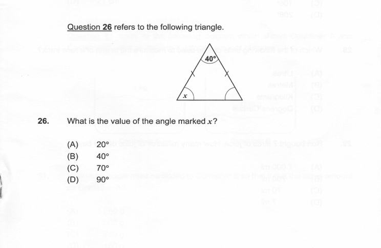 Diagram for question 26