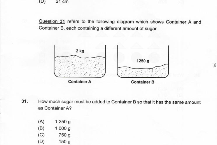 Diagram for question 31