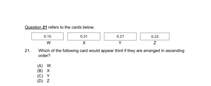 Diagram for question 21