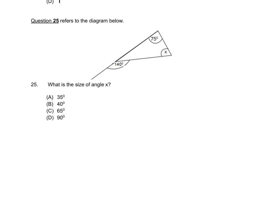 Diagram for question 25