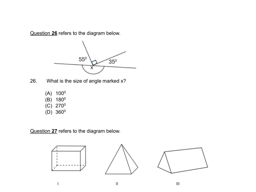 Diagram for question 26