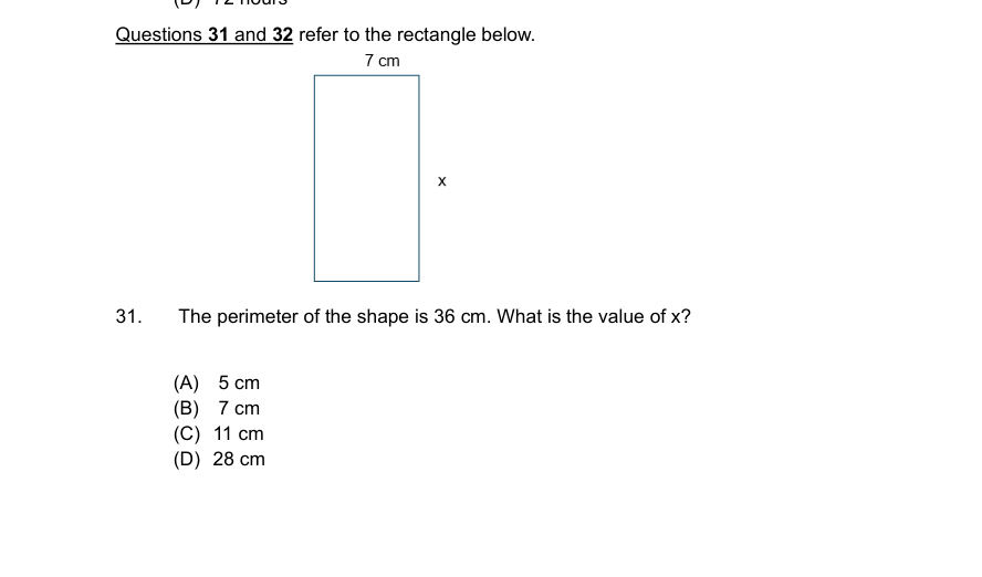 Diagram for question 31