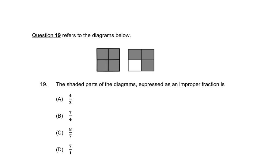 Diagram for question 19
