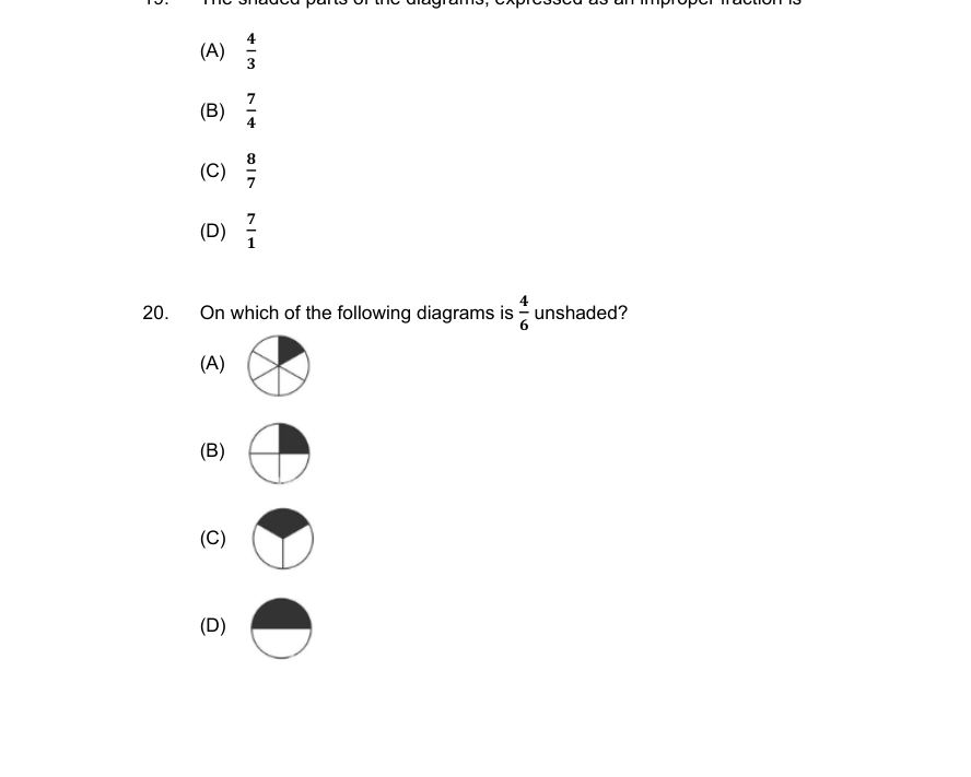 Diagram for question 20