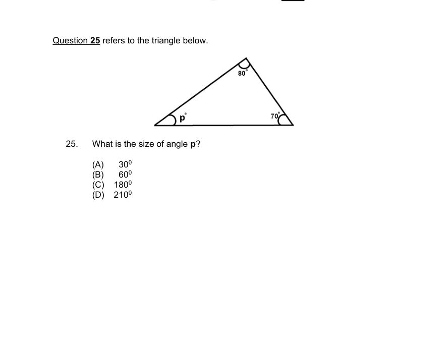 Diagram for question 25