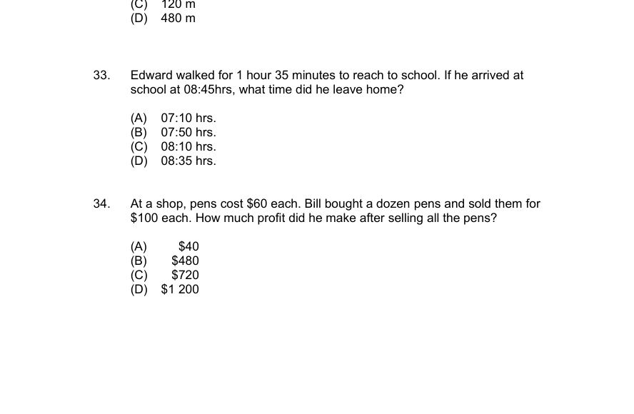 Diagram for question 34