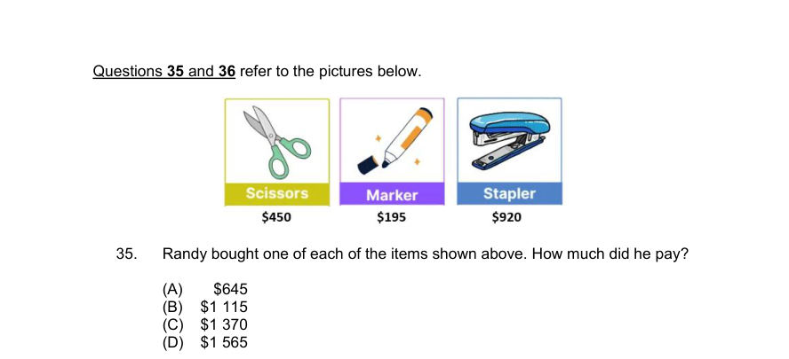 Diagram for question 35