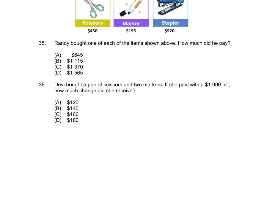 Diagram for question 36
