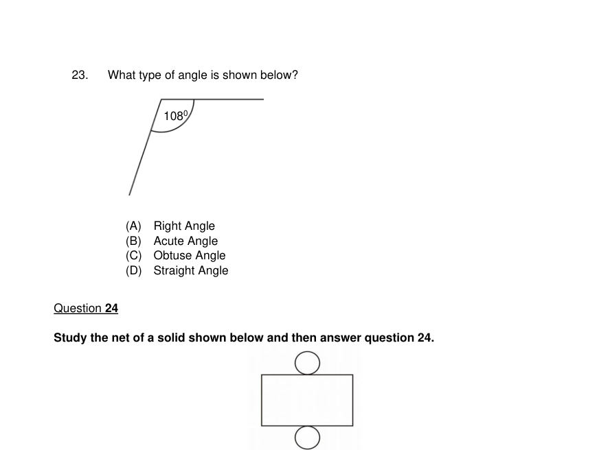 Diagram for question 23