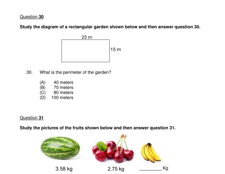 Diagram for question 30