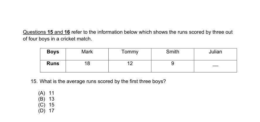 Diagram for question 15