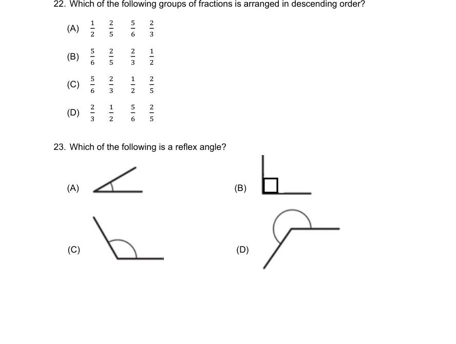Diagram for question 23