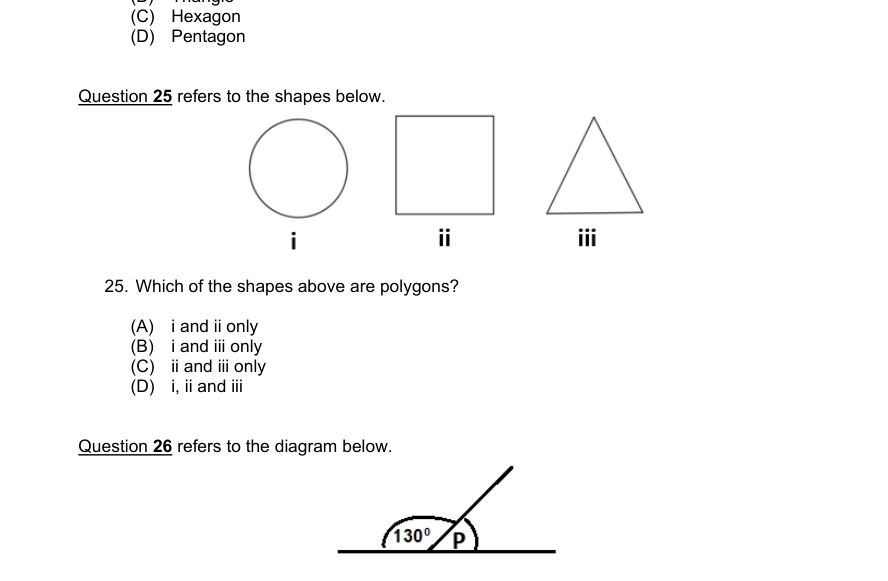 Diagram for question 25