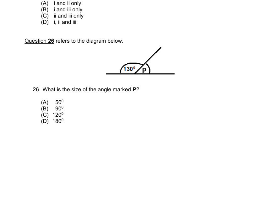 Diagram for question 26