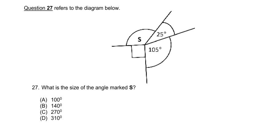 Diagram for question 27