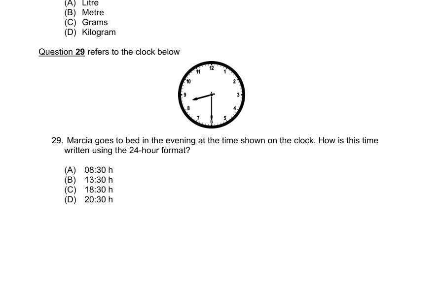 Diagram for question 29