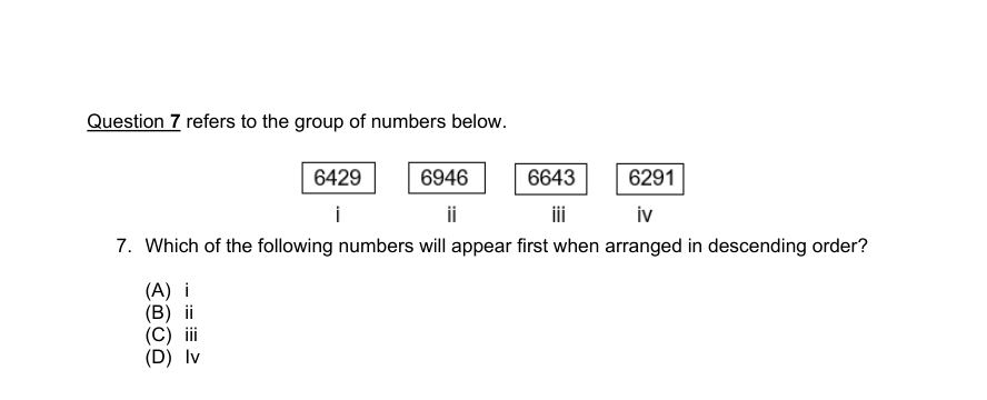 Diagram for question 7